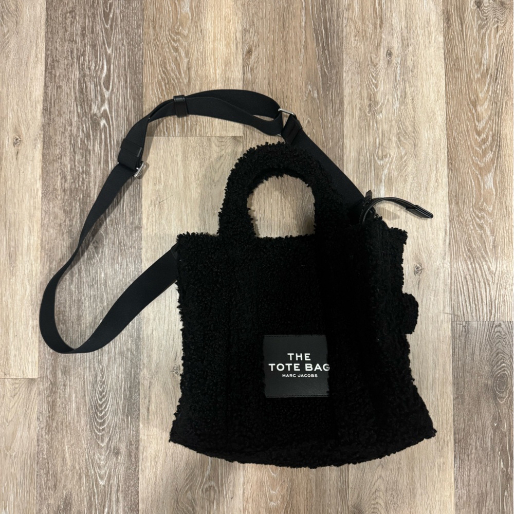 Marc Jacob’s fuzzy tote bag